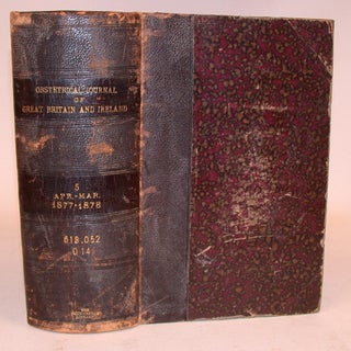 Item #10698 The Obstetrical Journal of Great Britain and Ireland Including Midwifery and the...