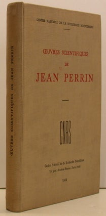 Oeuvres Scientifiques De Jean Perrin