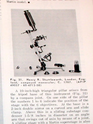 The BILLINGS MICROSCOPE COLLECTION of the Medical Museum Armed Forces Institute of Pathology