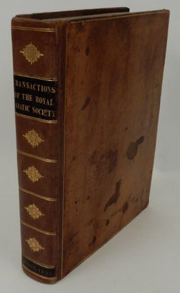 Item #15612 Transactions of the Royal Asiatic Society of Great Britain and Ireland ... Vol. I....