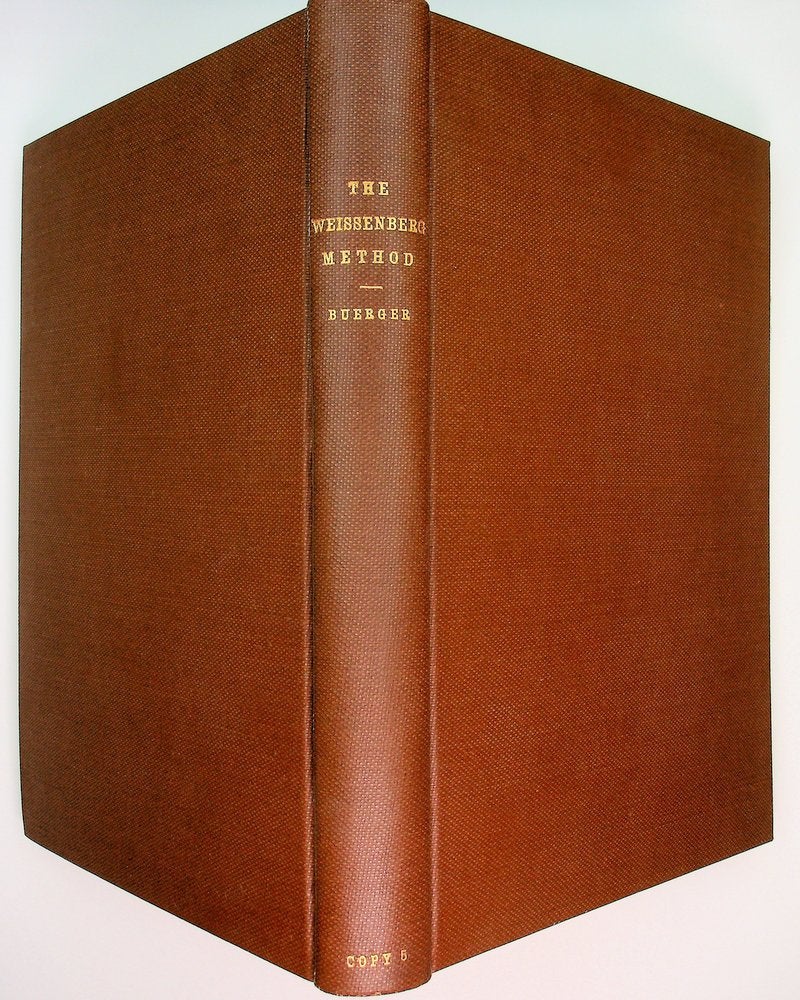 Item #16226 The Weissenberg Method - [A Sammelband of Fourteen Buerger Offprints in X-Ray Crystallography]. Martin J. Buerger.