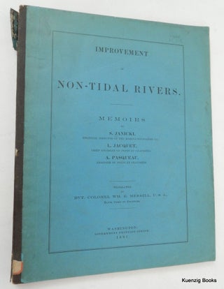 Item #17296 Improvement of Non-Tidal Rivers. Memoires By S. Janicki ... L. Jacquet ... A....