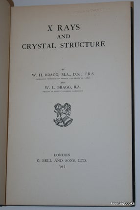 X Rays and Crystal Structure