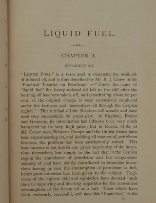 Liquid Fuel for Mechanical and Industrial Purposes