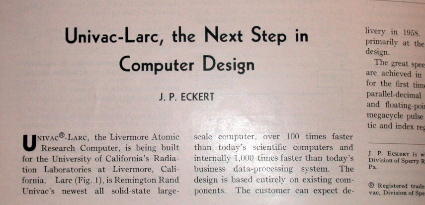 Proceedings of the Eastern Joint Computer Conference : Papers and ...
