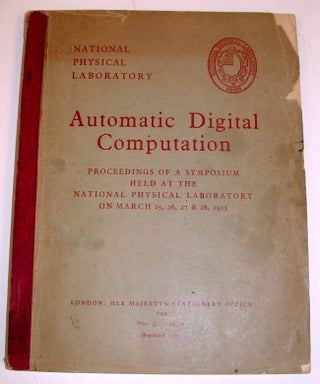 Item #18831 Automatic Digital Computation Proceedings of a Symposium held at the National...