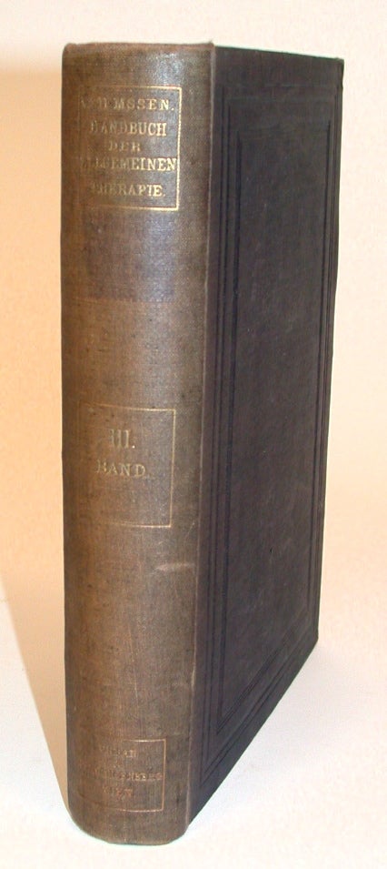 Item #18901 Handbuch der Elektrotherapie. Dr. Wilhelm Erb.