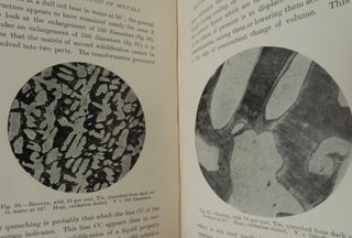 Item #18907 Microscopic Analysis of Metals ... with One Hundred photographic illustrations and...
