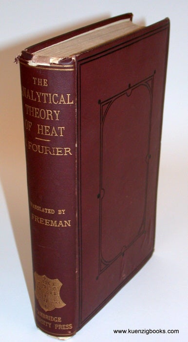 Item #19110 The Analytical Theory of Heat. Joseph Fourier, Freeman.