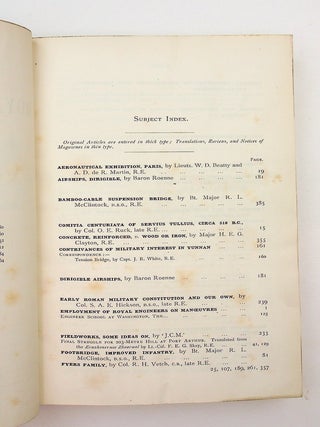 The Royal Engineers Journal Volume XI January to June 1910
