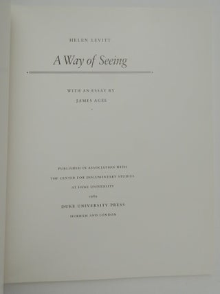 A Way of Seeing