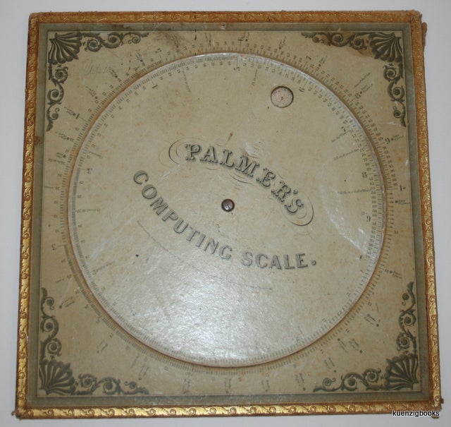 Item #20008 Palmer's Computing Scale [ Full Size ]. Aaron Palmer.