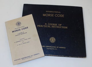 Item #20850 [ Training 78 RPM Record Set ] International Morse code, A Course of Practical...