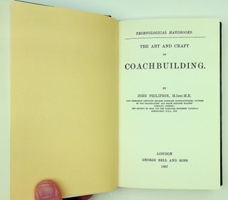 Item #22712 The Art and Craft of Coachbuilding. John PhilIpson