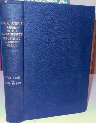 Item #22718 Second annual report of the industrial accident board, including statistical...