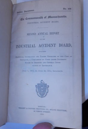 Second annual report of the industrial accident board, including statistical information and tables, estimates of the cost of insurance, a comparison of costs under different scales of benefits and general information of importance.