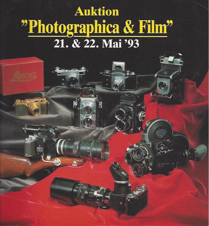 Auktion Photographica & Film 21, 22 Mai '93 / Photographica & Film 21, 22  May '93 by Auction Team Koln, Breker on Kuenzig Books