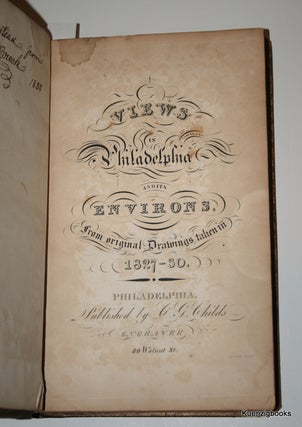 Item #22995 Views in Philadelphia and its Environs, from original Drawings taken in 1827-30....