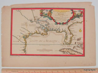 Item #23030 [ MAP ] Les Costes Aux Environs De La Riviere de Misisipi, Decouvertes par Mr. de la...
