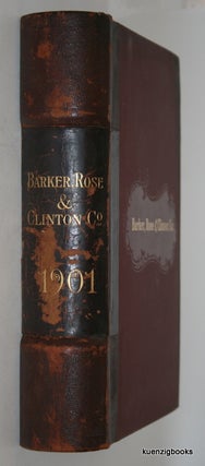 Item #23160 Illustrated Catalogue of Hardware for Sale by Barker, Rose, & Clinton Co, Wholesale...
