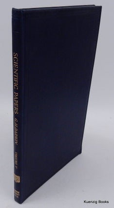 Item #23292 Scientific Papers : Volume V Supplementary Volume containing Biographical Memoirs by...