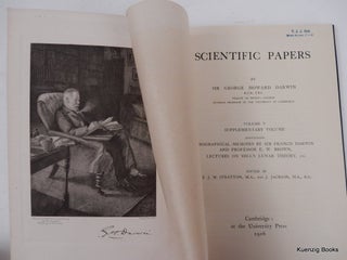 Scientific Papers : Volume V Supplementary Volume containing Biographical Memoirs by Sir Francis Darwin and Professor E. W. Brown, Lectures on Hill's Lunar Theory, etc.