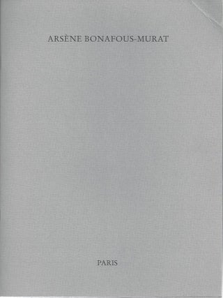 Item #23412 Rodolphe Bresdin 1822-1885. Arsene Bonafous-Murat