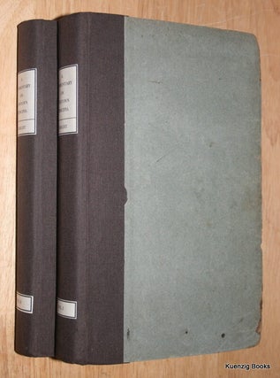 Item #23504 A Commentary on Newton's Principia with a Supplementary Volume Designed for the...