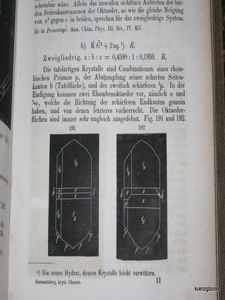 Handbuch der Krystallographischen Chemie BOUND WITH SUPPLEMENT Die neuesten Forschungen in der Krystallographischen Chemie : zugleich als Supplement zu dem Handbuch der Krystallographischen Chemie