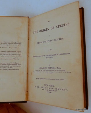 Item #23682 On the Origin of Species by Means of Natural Selection. Charles Darwin