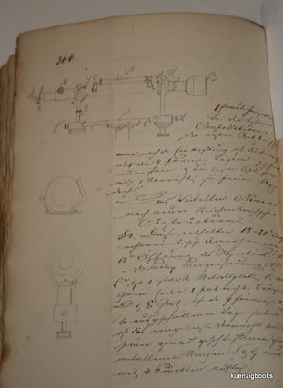 [ Geometry manuscript ] Practische Geometrie von G. L. Meyer nach Dr. Hunaus