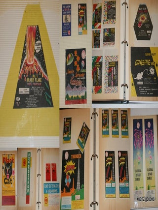 ARCHIVE OF FIREWORKS LABELS from India, China, Macau, Japan, and America