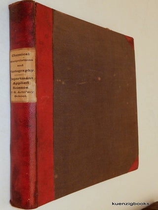 Item #24041 Department of Applied Sciences of the U.S. Artillery School : Course of Sciences...