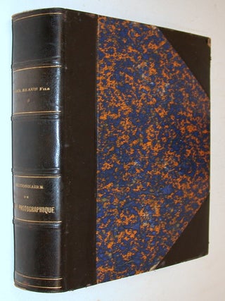 Item #24325 Dictionnaire Chimie Photographique a L'Usage Des Professionnels et des Amateurs. G....