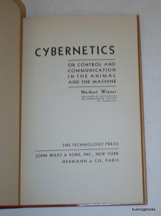 Cybernetics: Or Control and Communication in the Animal and the Machine