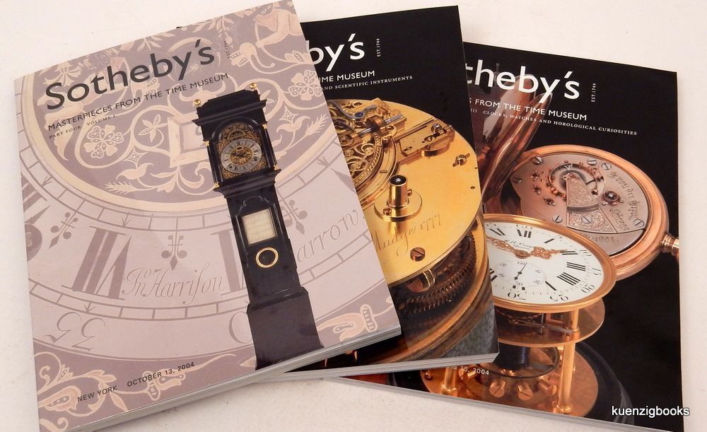 Item #24899 Masterpieces From the Time Museum, Part Four: Sotheby's auction sale N08039 held October 13-15, 2004 (three volumes complete). Sotheby's.