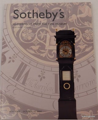 Masterpieces From the Time Museum, Part Four: Sotheby's auction sale N08039 held October 13-15, 2004 (three volumes complete)