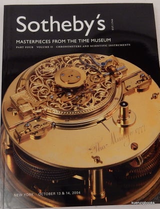 Masterpieces From the Time Museum, Part Four: Sotheby's auction sale N08039 held October 13-15, 2004 (three volumes complete)