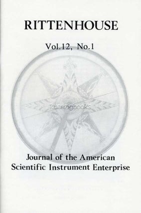 Rittenhouse Vol. 12 No. 1 (Issue 45), January 1998 : Journal of the American Scientific Instrument Enterprise