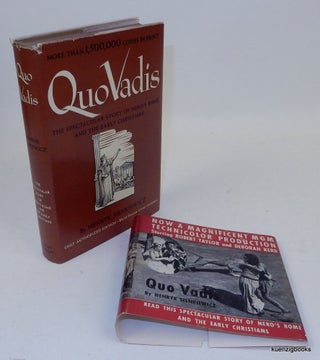 Item #25407 Quo Vadis : A Narrative of the Time of Nero. Henryk Sienkiewicz, Jeremiah Curtin