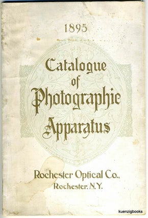 Item #25650 Descriptive Catalogue and Price List of the Photographic Apparatus manufactured by...