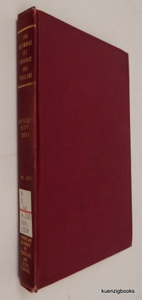 Item #26330 The Automobile: Its Province and Problems The Annals Volume CXVI, November 1924....