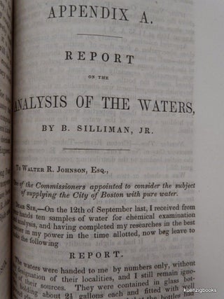 Report of the Commissioners appointed by authority of the City Council, to examine the sources from which a supply of pure water may be obtained for the City of Boston.