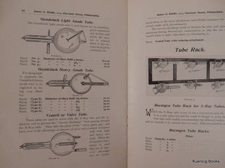 Catalogue 480 "Roentgen" Induction Coils ... and other X-RAY Apparatus