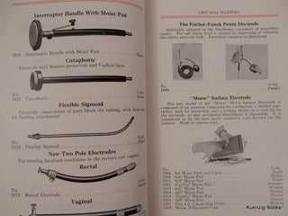 FISCHER Physiotherapeutic and X-Ray Supplies and Accessories ... Catalogue No. 15 June 1st, 1925