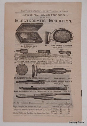 McIntosh Battery and Optical Co. sales brochure