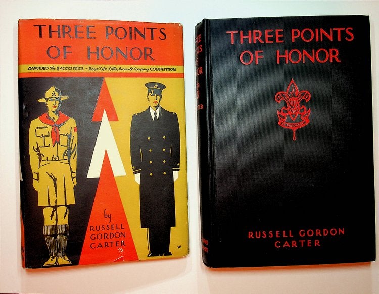 Item #26663 Three Points of Honor. Russell Gordon Carter.