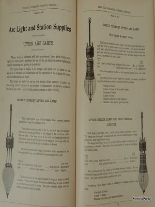 Catalogue Number Twelve : Electrical Appliance Company : Electrical Supplies : Electric Light and Power Supplies, Telephone and Telegraph Supplies, Electric Railway Supplies, and Electrical House Goods, etc...