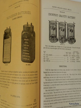 Catalogue Number Twelve : Electrical Appliance Company : Electrical Supplies : Electric Light and Power Supplies, Telephone and Telegraph Supplies, Electric Railway Supplies, and Electrical House Goods, etc...