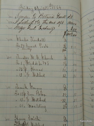 Manuscript Journal of William D. Olmsted & Co. covering September 1, 1863 through June 29, 1864